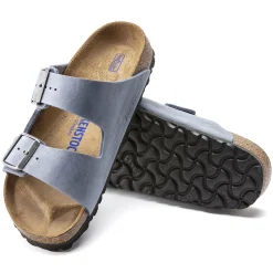 Outlet Birkenstock Arizona Lit De Pied Souple Dusty Blue