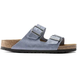 Outlet Birkenstock Arizona Lit De Pied Souple Dusty Blue
