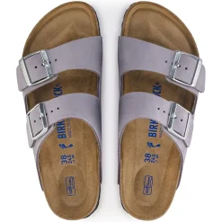 Store Birkenstock Arizona Lit De Pied Souple Purple Fog
