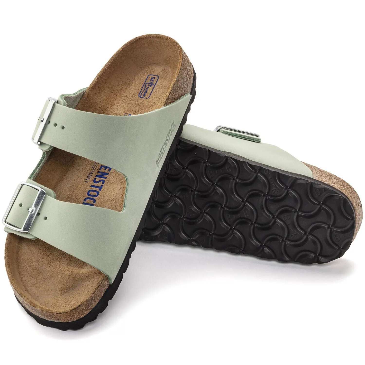 Discount Birkenstock Arizona Lit De Pied Souple Matcha