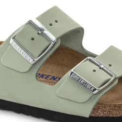 Discount Birkenstock Arizona Lit De Pied Souple Matcha