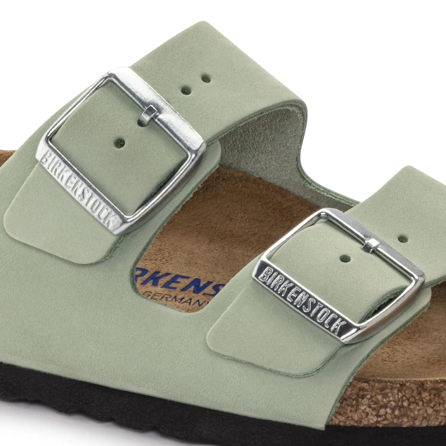 Discount Birkenstock Arizona Lit De Pied Souple Matcha