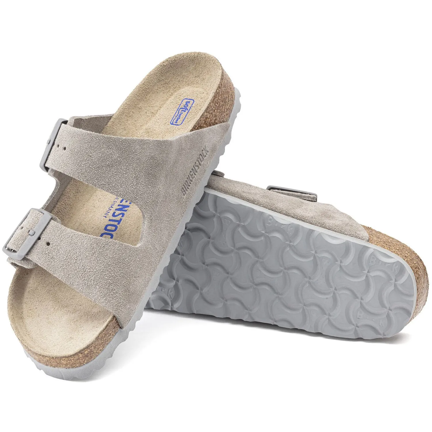 Hot Birkenstock Arizona Lit De Pied Souple Stone Coin