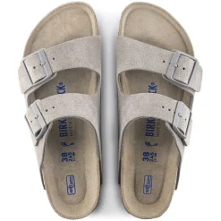 Hot Birkenstock Arizona Lit De Pied Souple Stone Coin