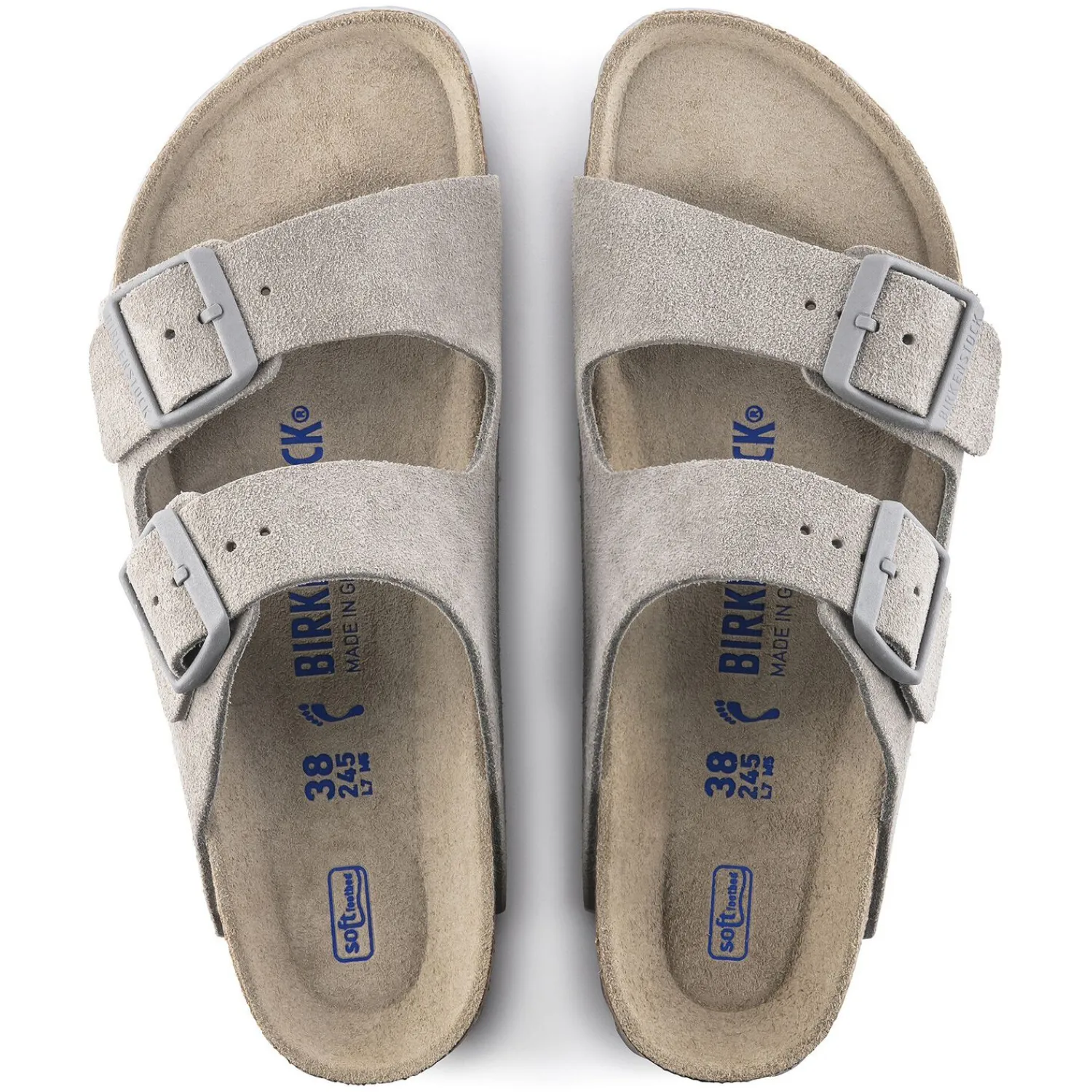 Hot Birkenstock Arizona Lit De Pied Souple Stone Coin