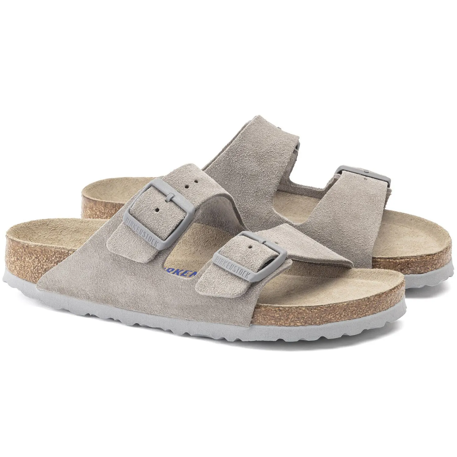 Hot Birkenstock Arizona Lit De Pied Souple Stone Coin