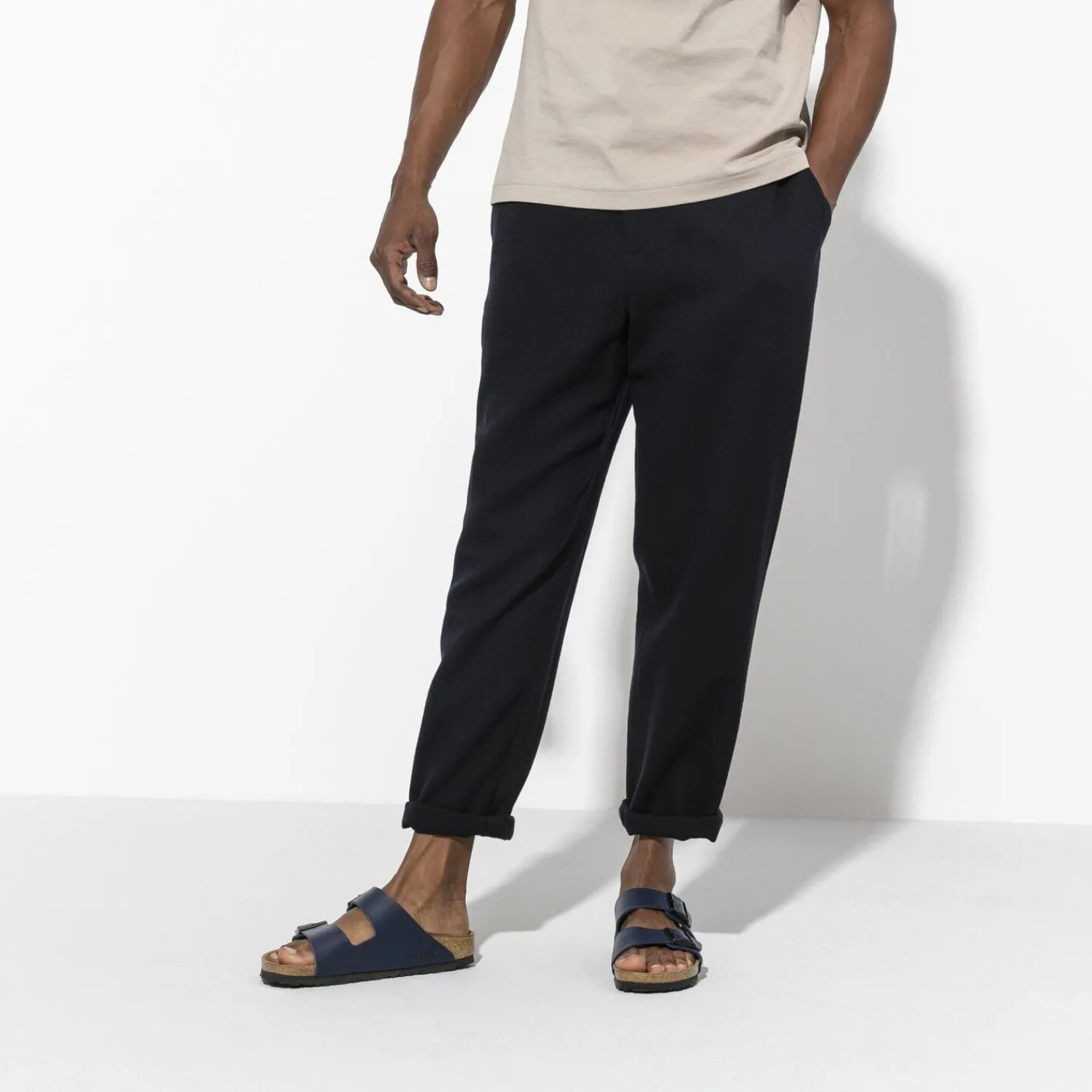 Fashion Birkenstock Arizona Lit De Pied Souple Blue