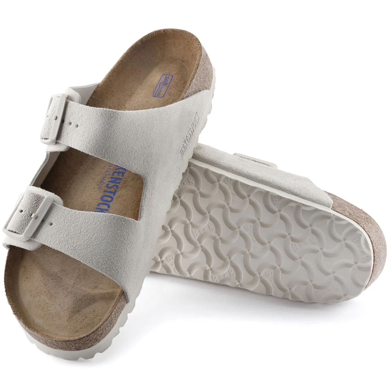 Online Birkenstock Arizona Lit De Pied Souple Antique White