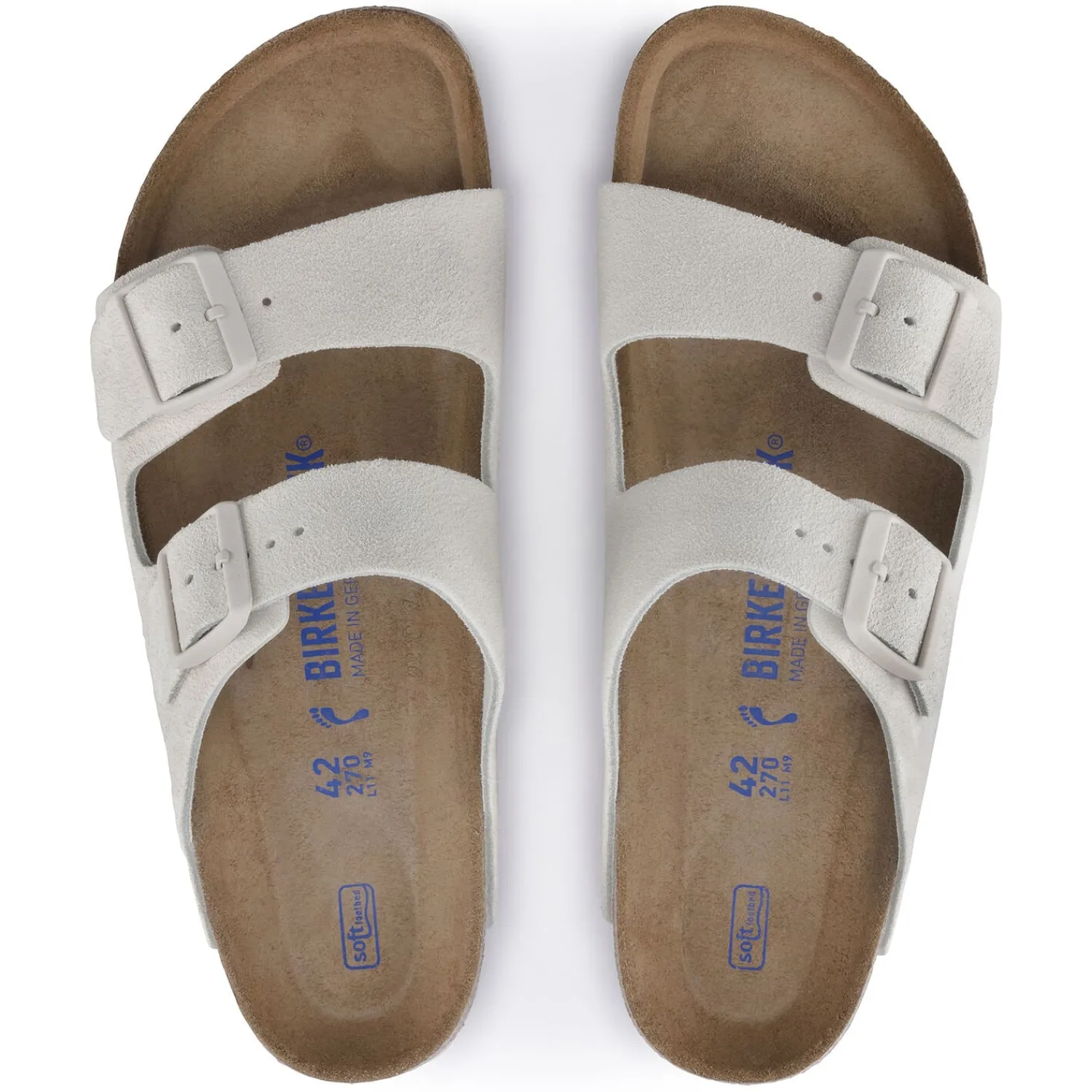 Online Birkenstock Arizona Lit De Pied Souple Antique White
