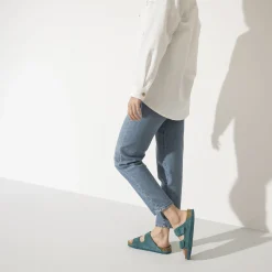 Fashion Birkenstock Arizona Lit De Pied Souple Dark Teal