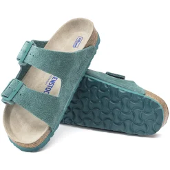 Fashion Birkenstock Arizona Lit De Pied Souple Dark Teal