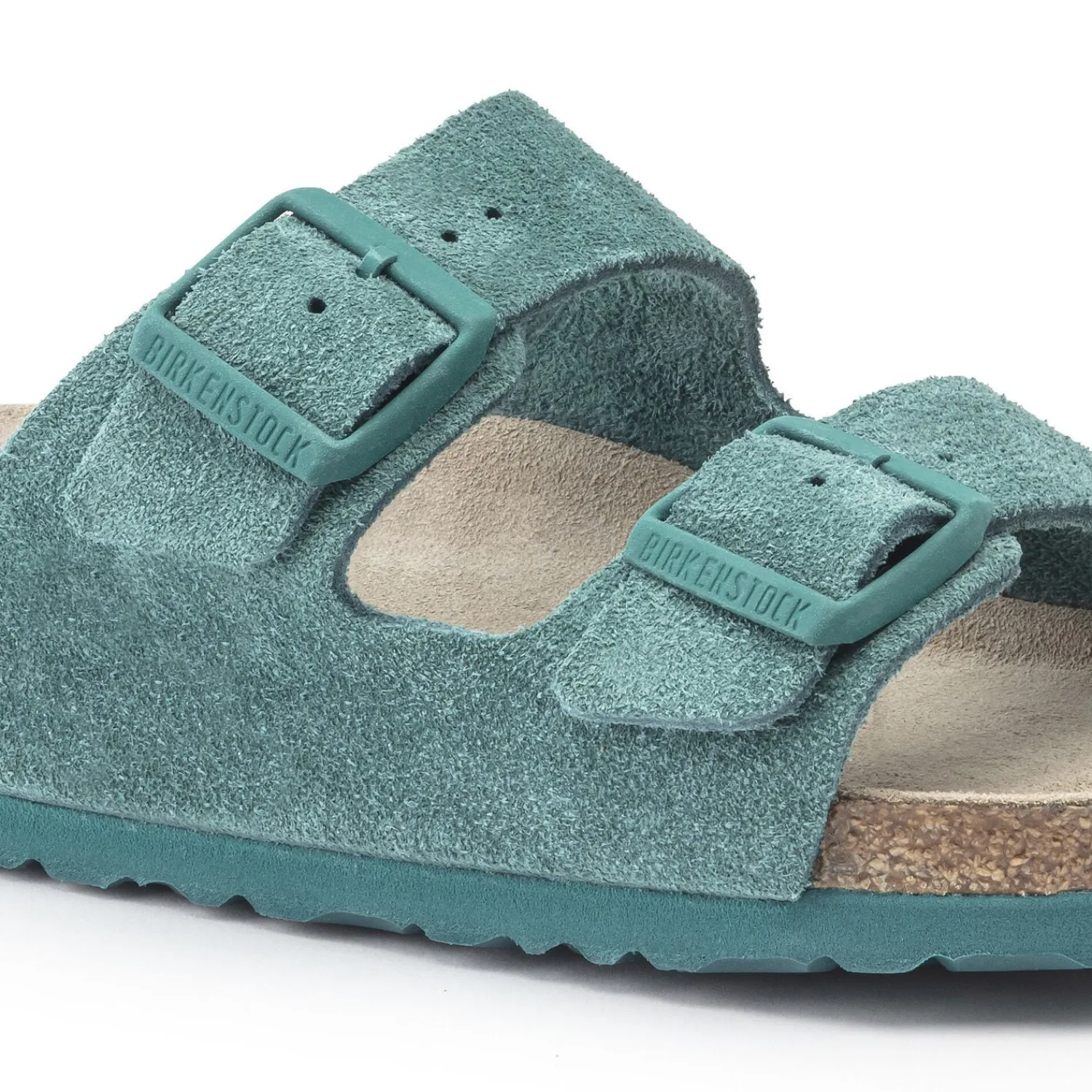 Fashion Birkenstock Arizona Lit De Pied Souple Dark Teal