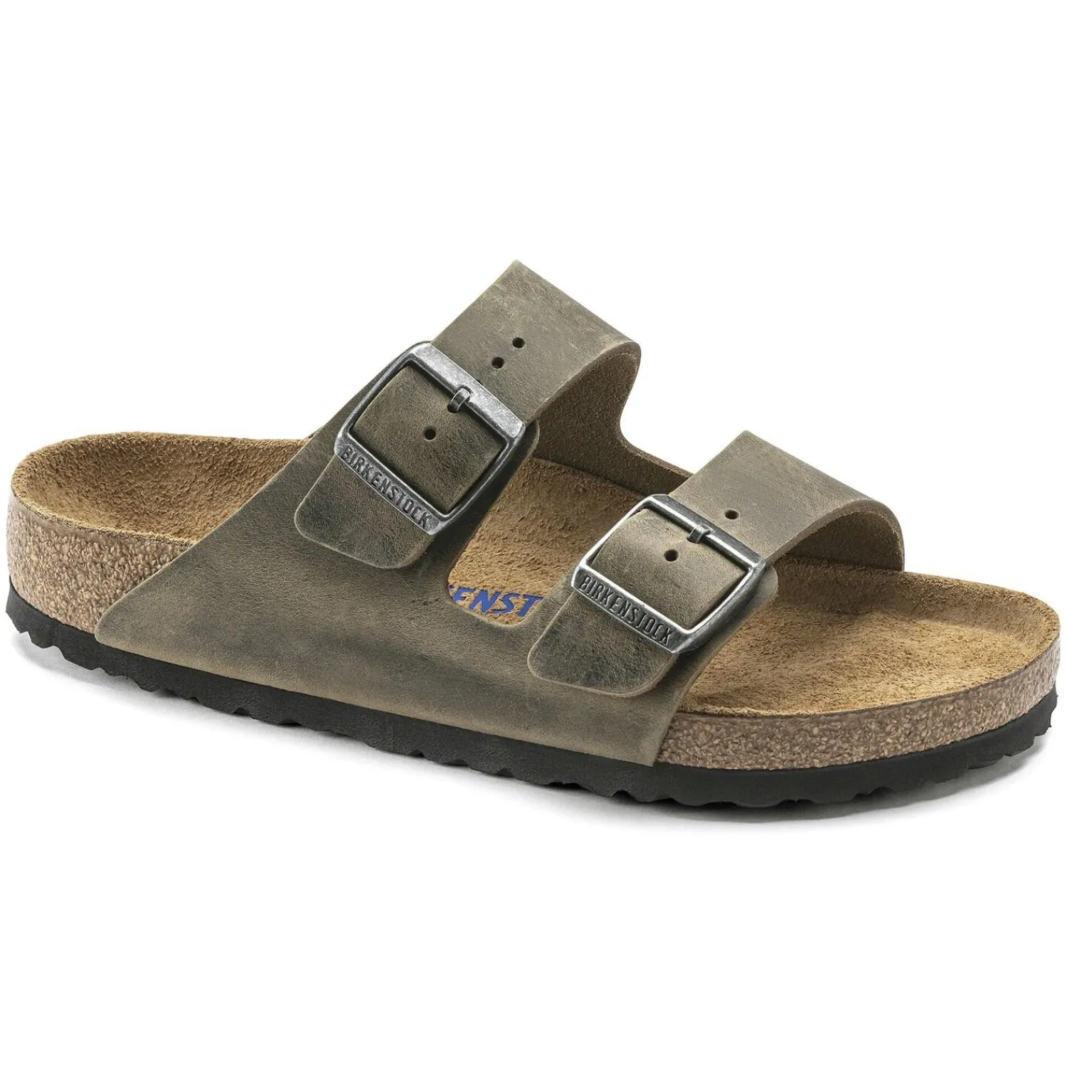 Clearance Birkenstock Arizona Lit De Pied Souple Faded Khaki