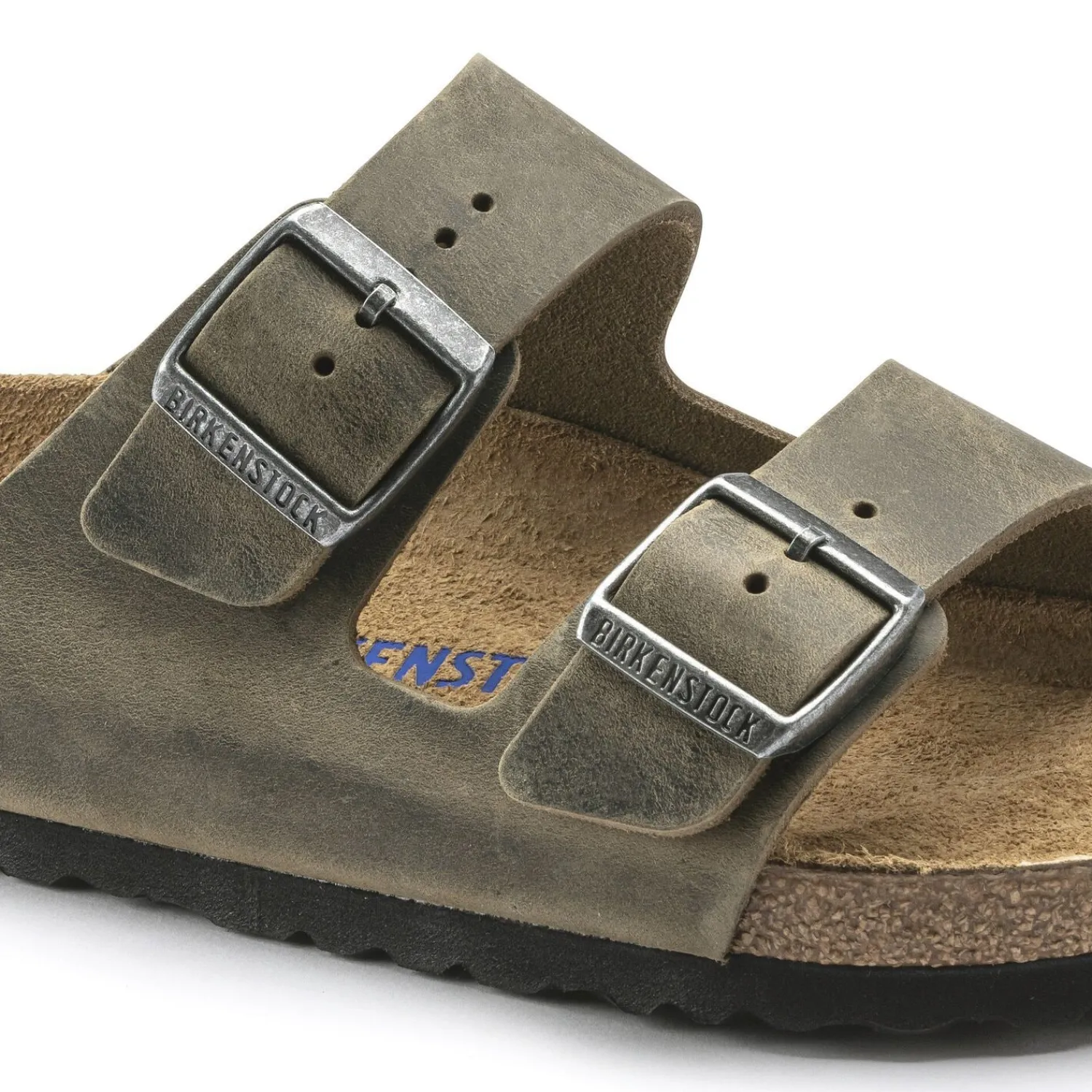 Clearance Birkenstock Arizona Lit De Pied Souple Faded Khaki