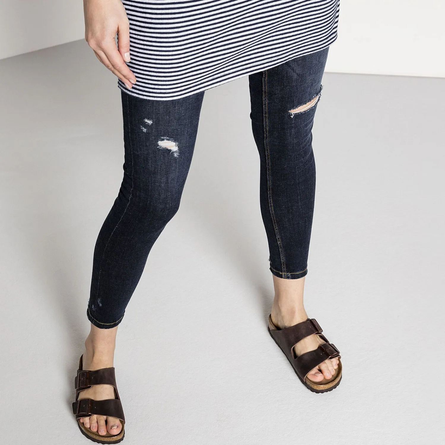 Sale Birkenstock Arizona Lit De Pied Souple Habana