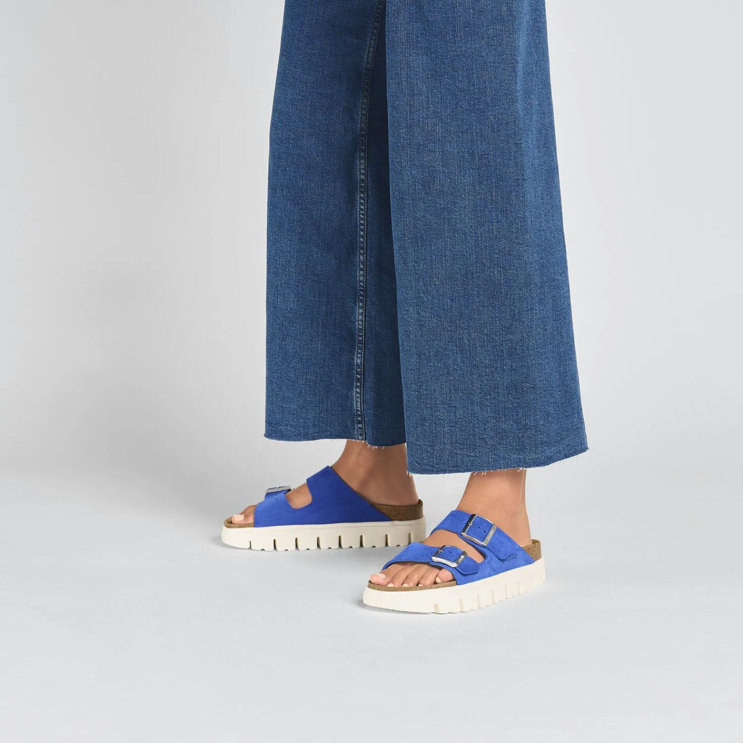 New Birkenstock Arizona Pap Chunky Ultra Blue