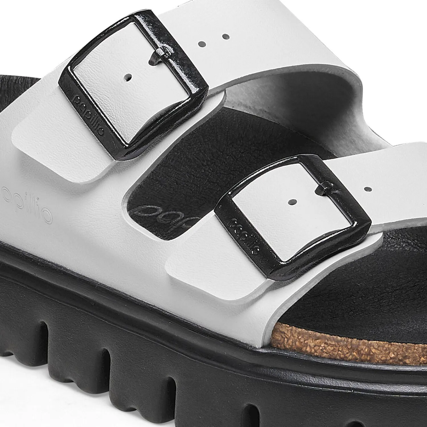 Cheap Birkenstock Arizona Pap Chunky White
