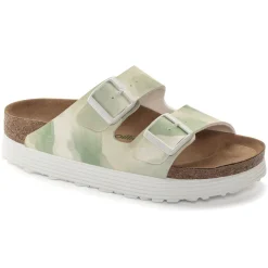 Flash Sale Birkenstock Arizona Platform Vegan Watercolor Khaki