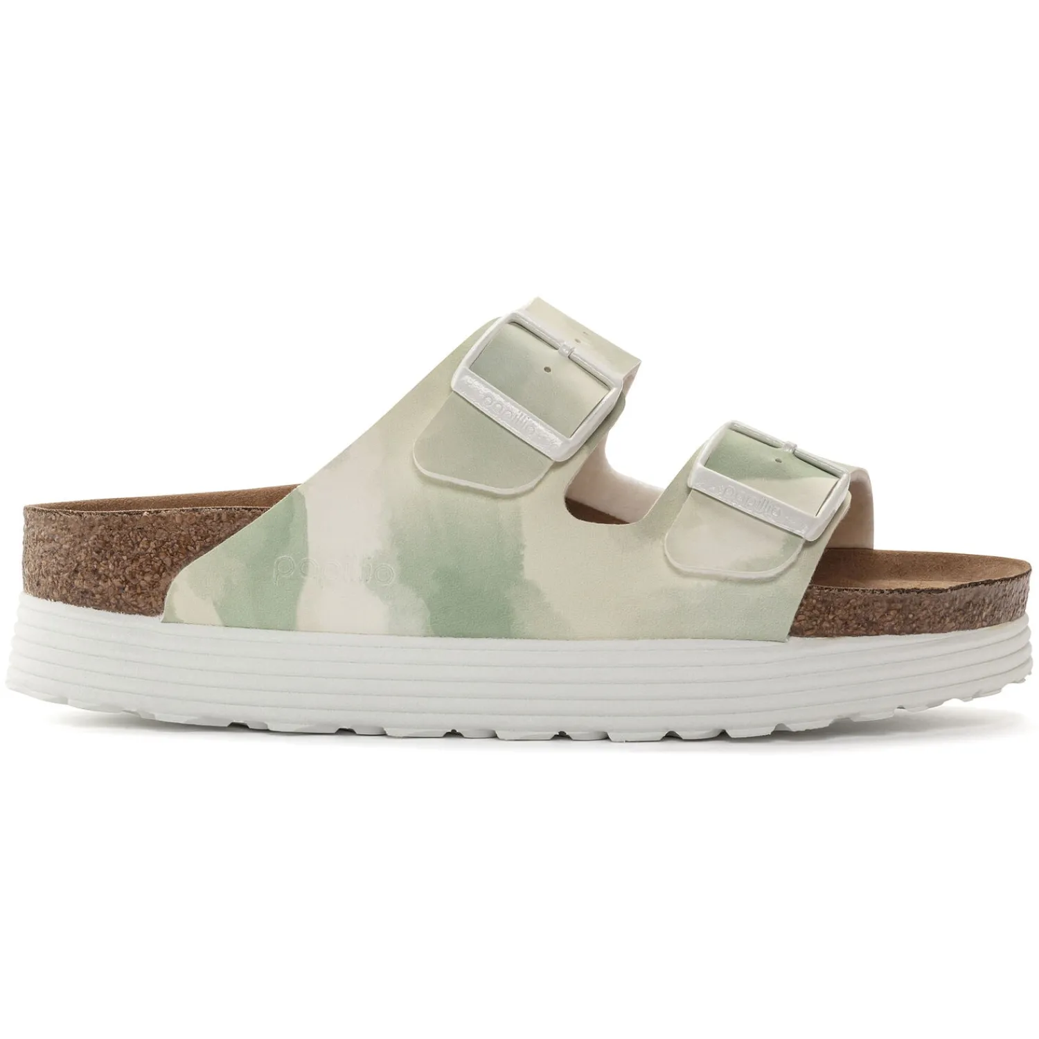 Flash Sale Birkenstock Arizona Platform Vegan Watercolor Khaki