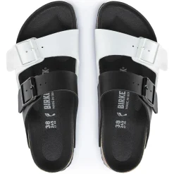 Discount Birkenstock Arizona Split Black/White