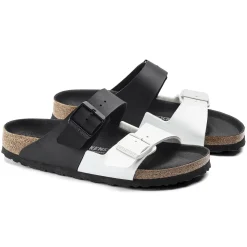 Discount Birkenstock Arizona Split Black/White