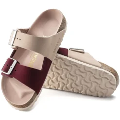 Cheap Birkenstock Arizona Split Maroon