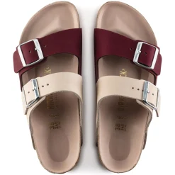 Cheap Birkenstock Arizona Split Maroon