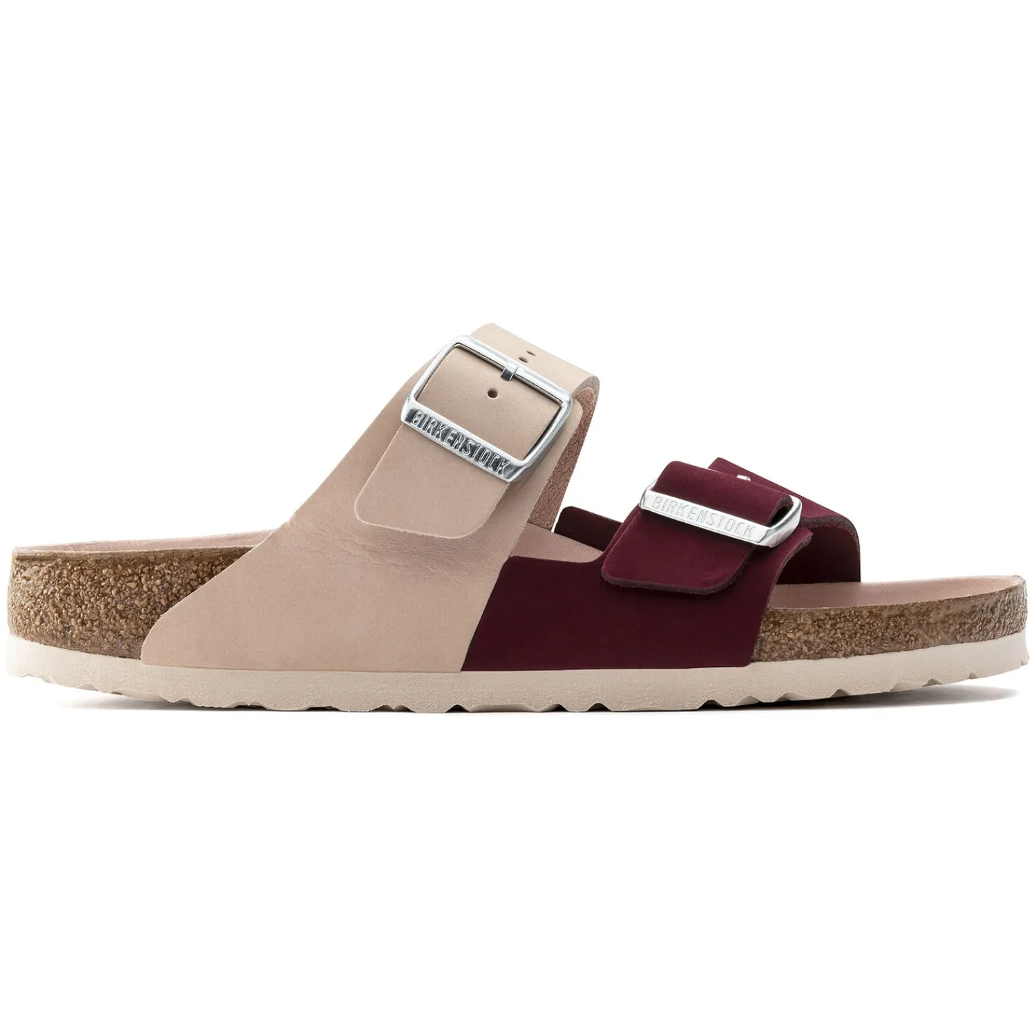 Cheap Birkenstock Arizona Split Maroon