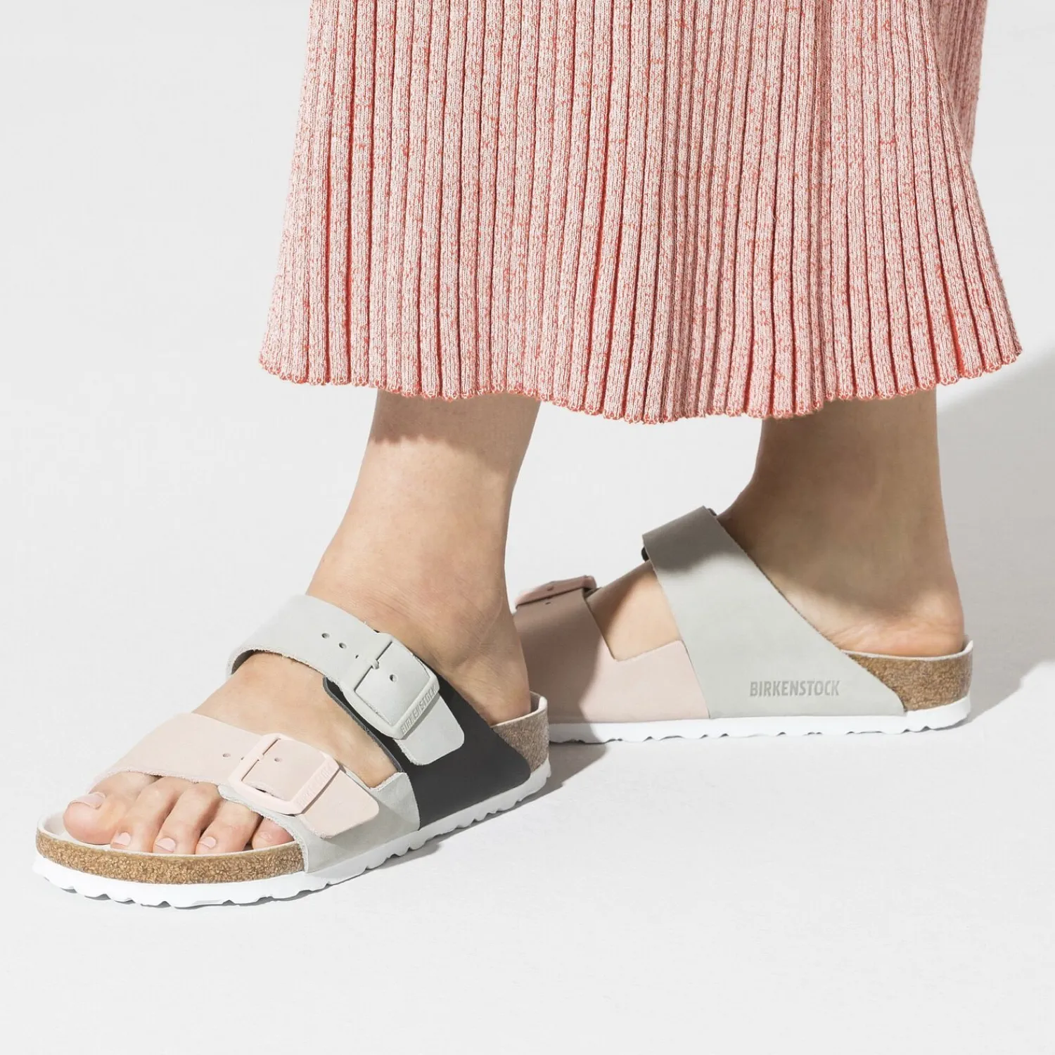 Fashion Birkenstock Arizona Split Mineral/Light Rose