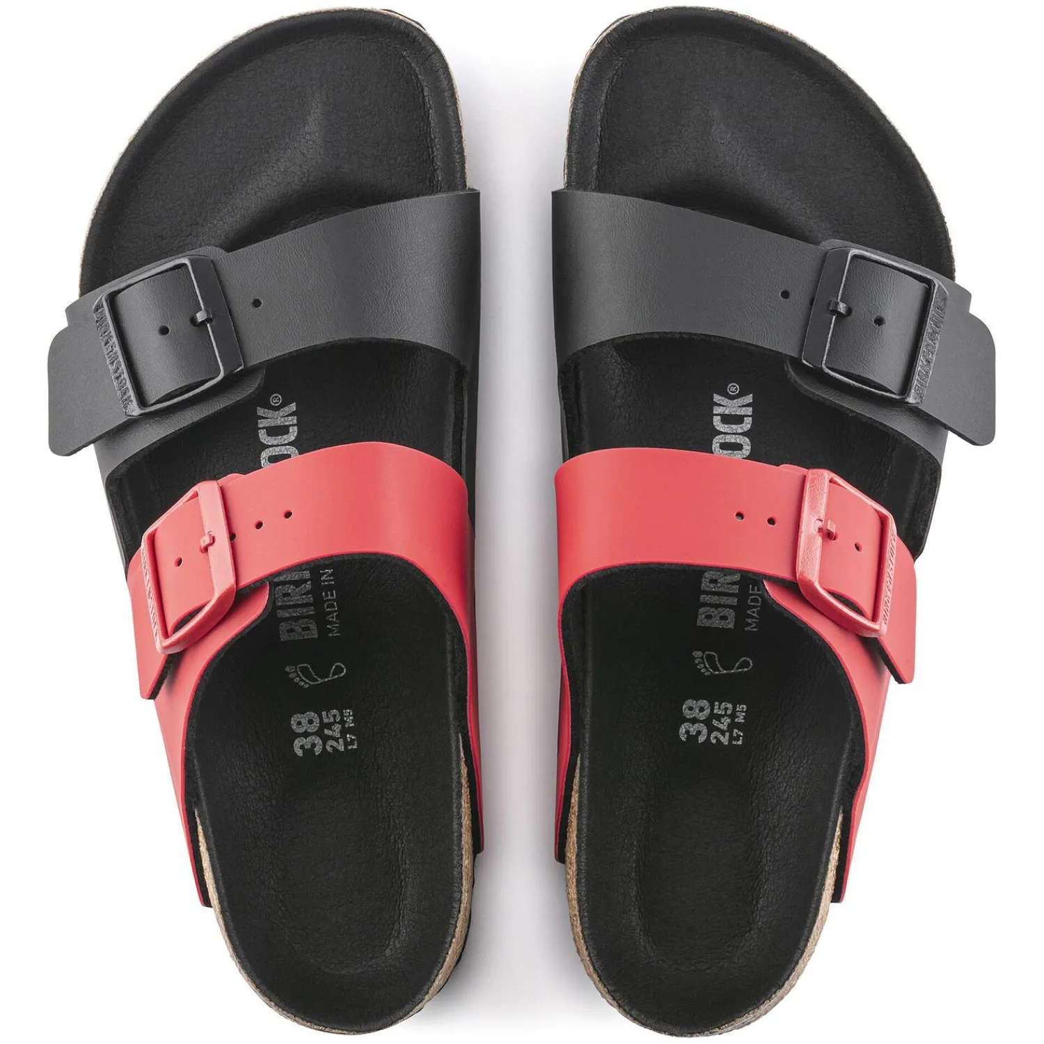 Cheap Birkenstock Arizona Split Icy Active Red