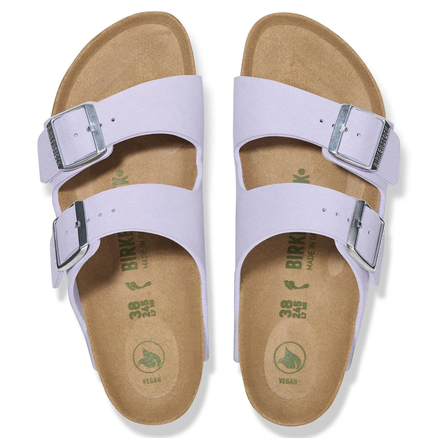 Fashion Birkenstock Arizona Vegan Soft Birki Vegan Purple Fog