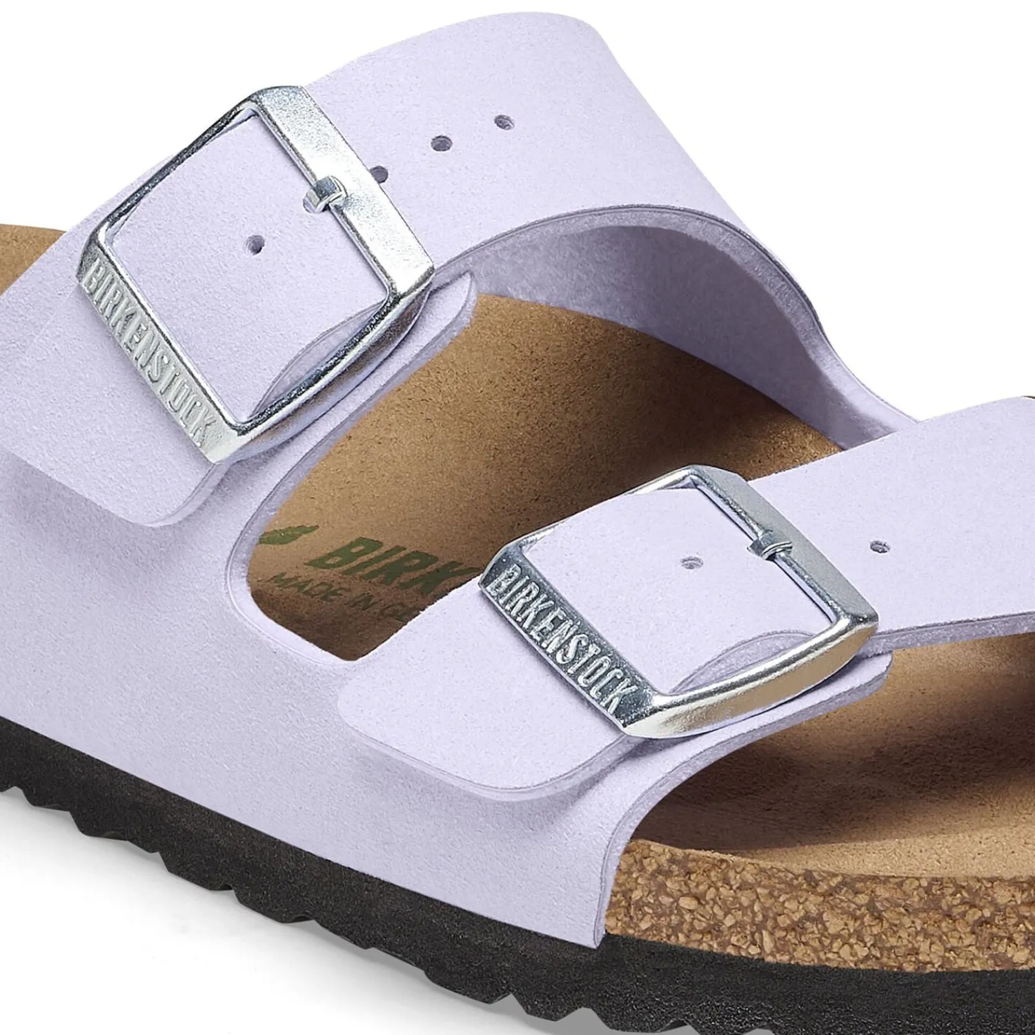 Fashion Birkenstock Arizona Vegan Soft Birki Vegan Purple Fog