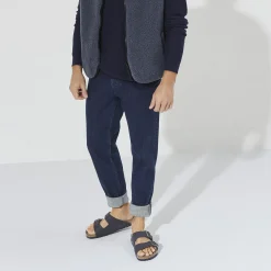 Outlet Birkenstock Arizona Vegan Desert Dust Indigo Blue