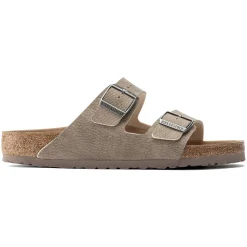 Cheap Birkenstock Arizona Vegan Desert Dust Gray Taupe
