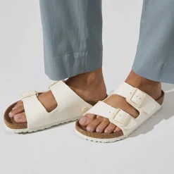 Cheap Birkenstock Arizona Vegan Femmes Eggshell
