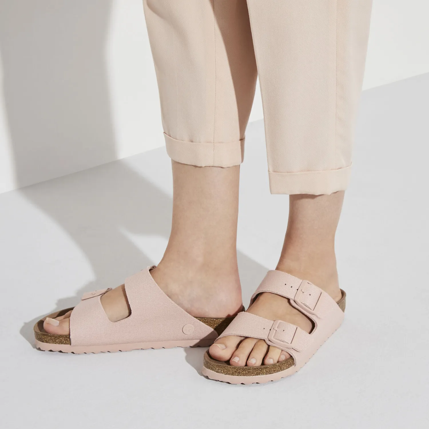 Hot Birkenstock Arizona Vegan Femmes Soft Pink