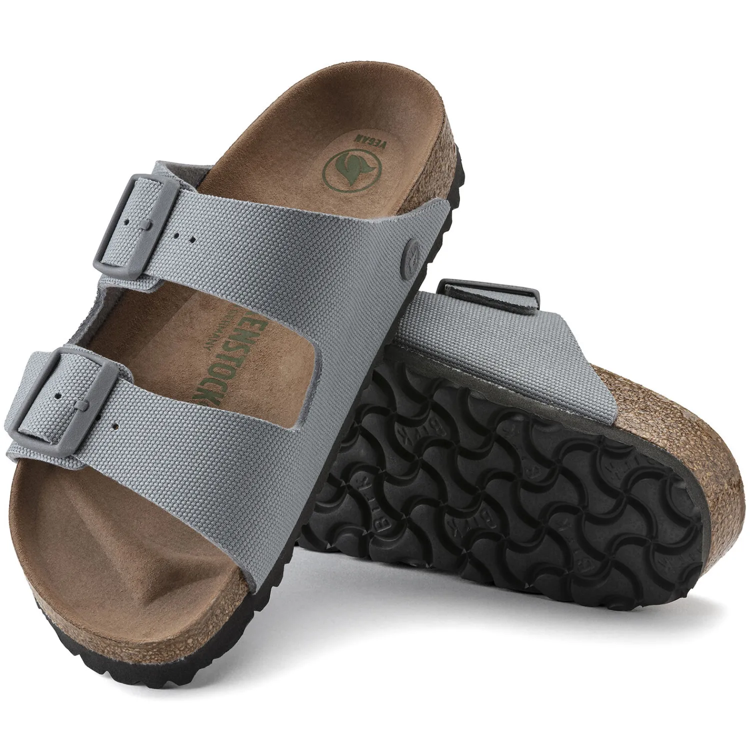 Cheap Birkenstock Arizona Vegan Hommes Stone Coin