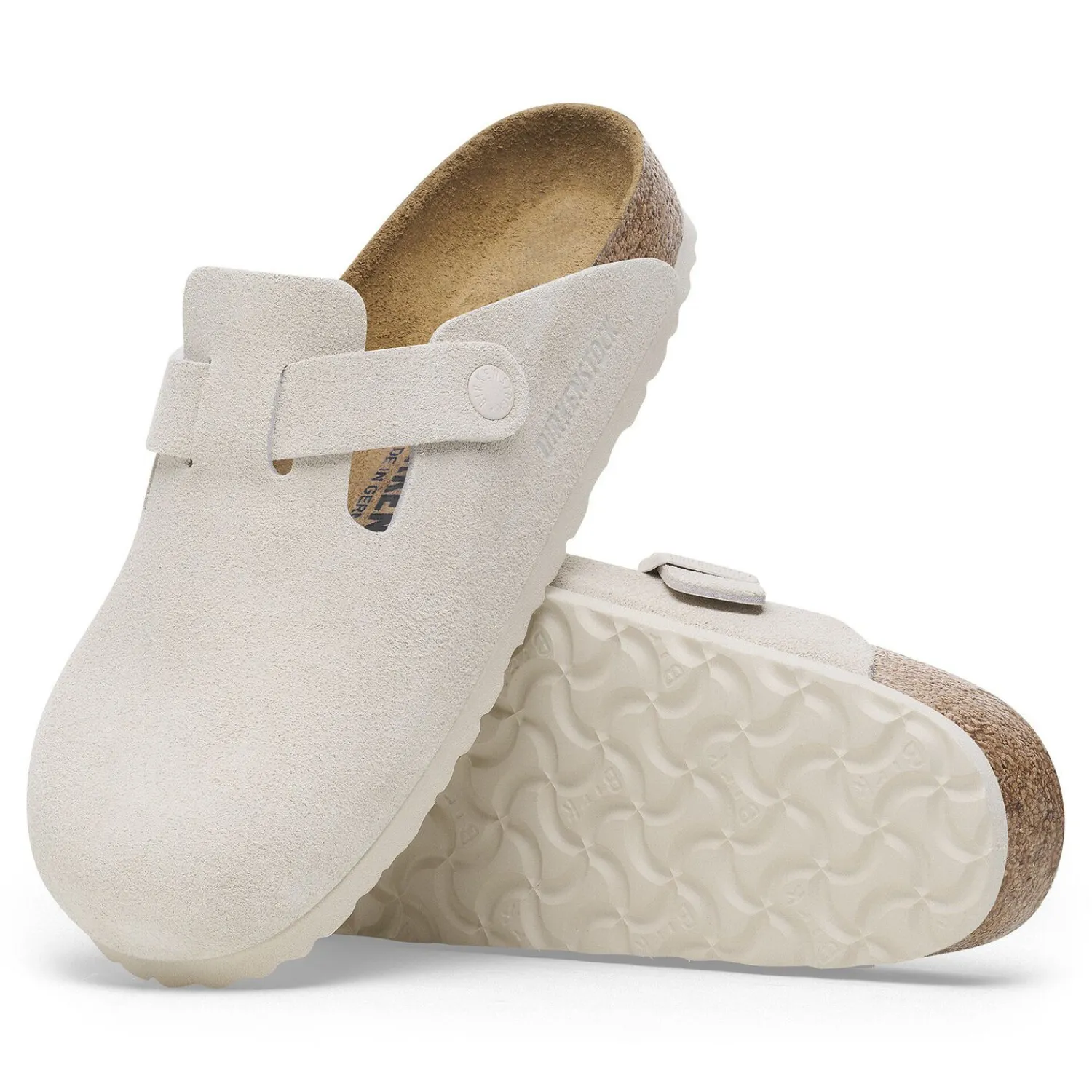 Fashion Birkenstock Boston Antique White