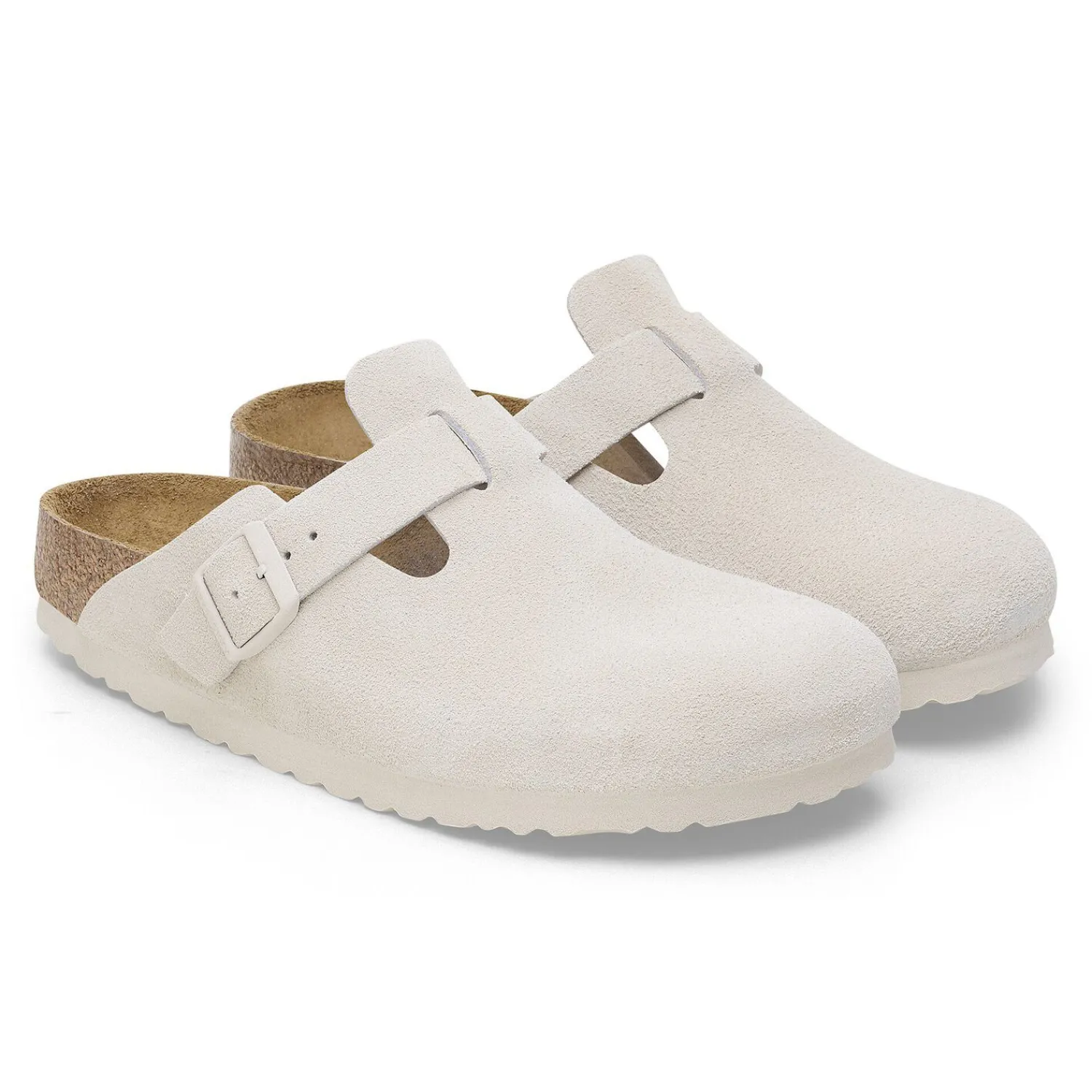 Fashion Birkenstock Boston Antique White