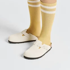 Sale Birkenstock Boston Corduroy Antique White