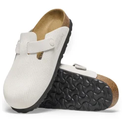 Sale Birkenstock Boston Corduroy Antique White