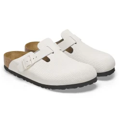 Sale Birkenstock Boston Corduroy Antique White