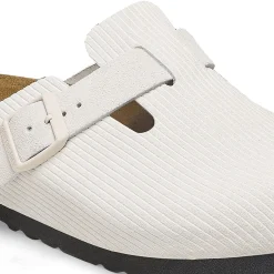 Sale Birkenstock Boston Corduroy Antique White