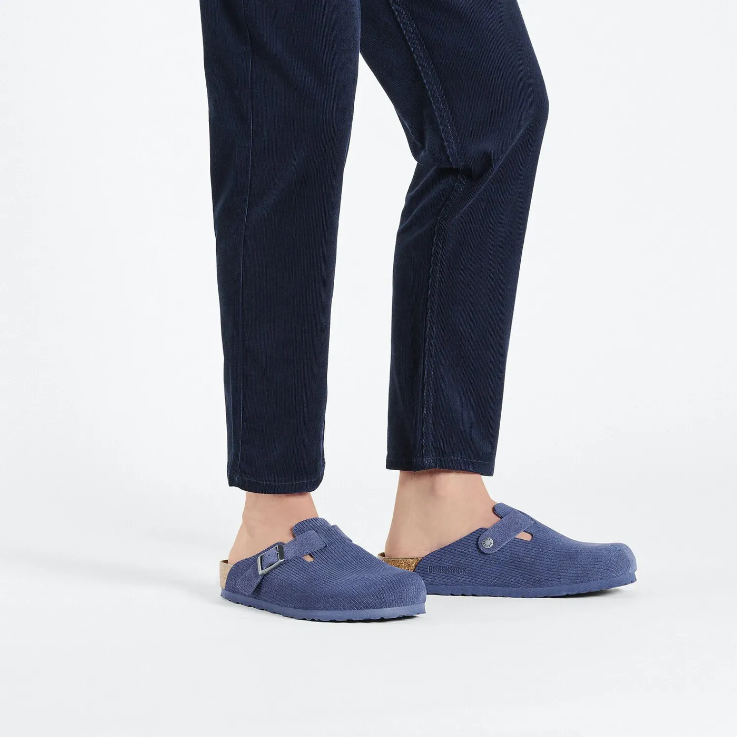 New Birkenstock Boston Corduroy Indigo
