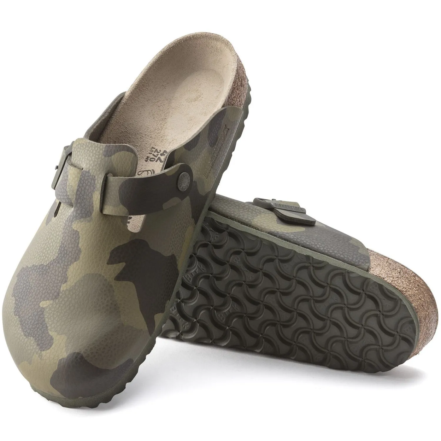Flash Sale Birkenstock Boston Desert Soil Camo Green