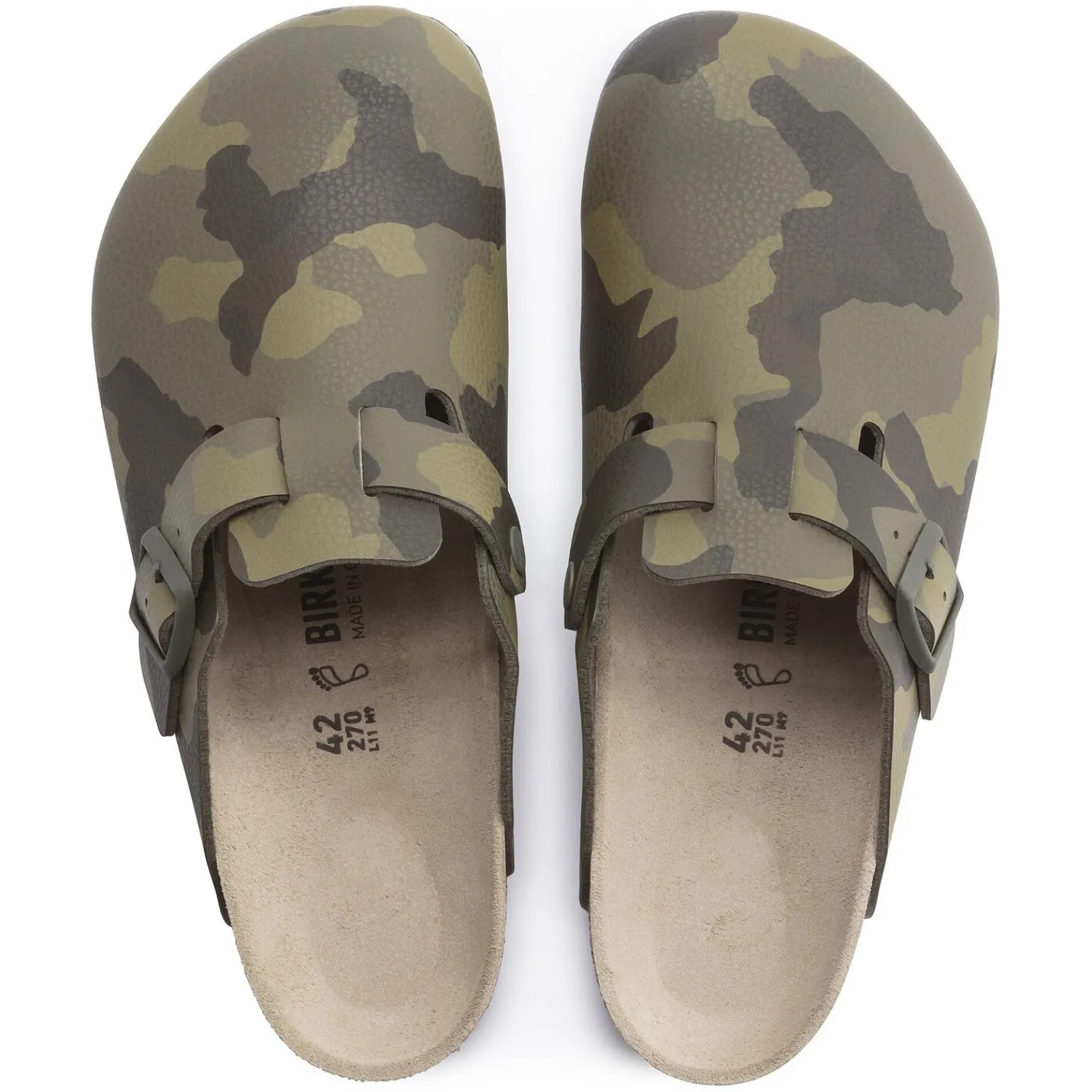 Flash Sale Birkenstock Boston Desert Soil Camo Green