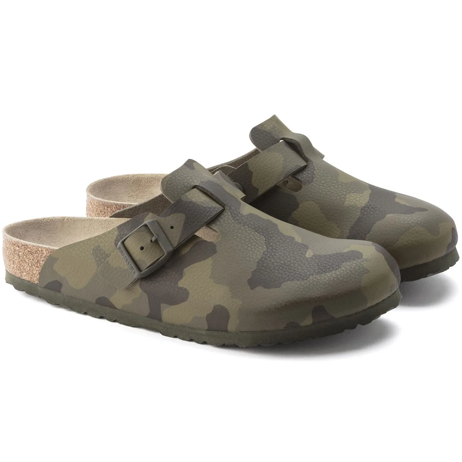 Flash Sale Birkenstock Boston Desert Soil Camo Green