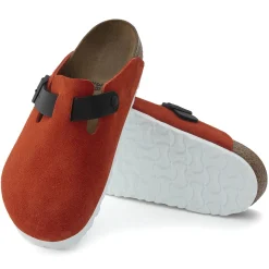 New Birkenstock Boston Tomato/Black