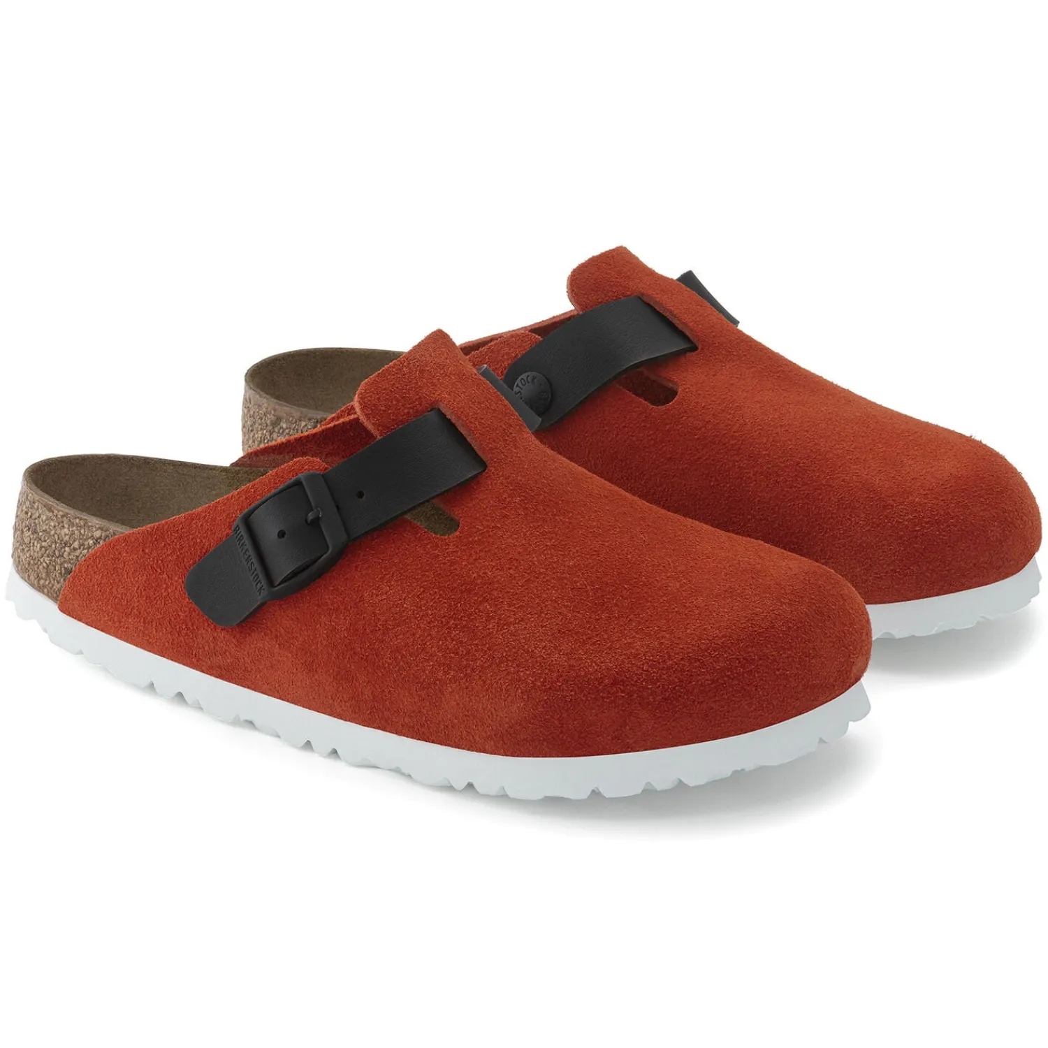 New Birkenstock Boston Tomato/Black