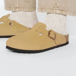Online Birkenstock Boston Latte Cream